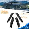 Подходит для N210 2003 - 2009 Toyota 4Runner Крыша Рейлинг Рейки Заглушка Оболочка Колпачок Черный