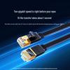 UGREEN Cat7 Ethernet Cable - High-Speed Flat Shielded Network Cord