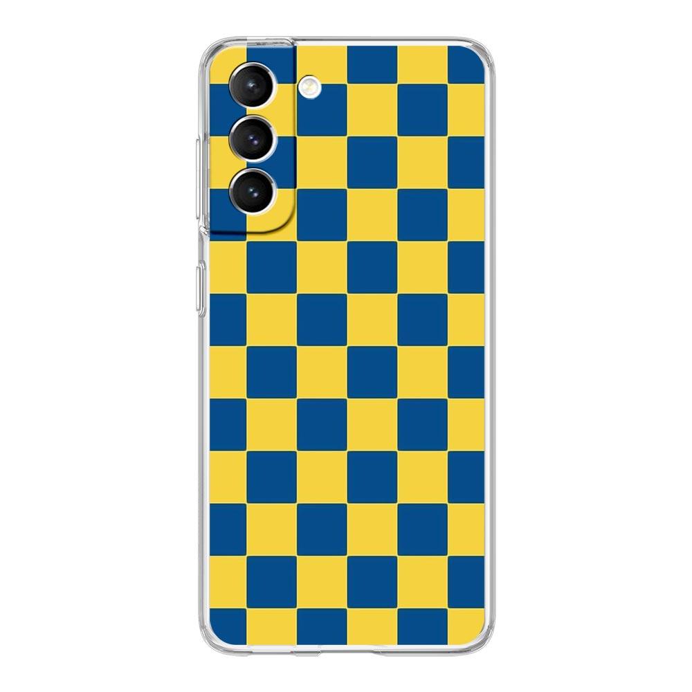 Клетчатый чехол для телефона Samsung Galaxy S23 Ultra S22 5G S20 S21 FE 5G S10E S9 S8 S10 Plus Мягкий прозрачный чехол
