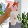DIY Trinket Plush Rabbit Keychain Bear Plush Keychain Dog Plush Keyring Backpack Pendant