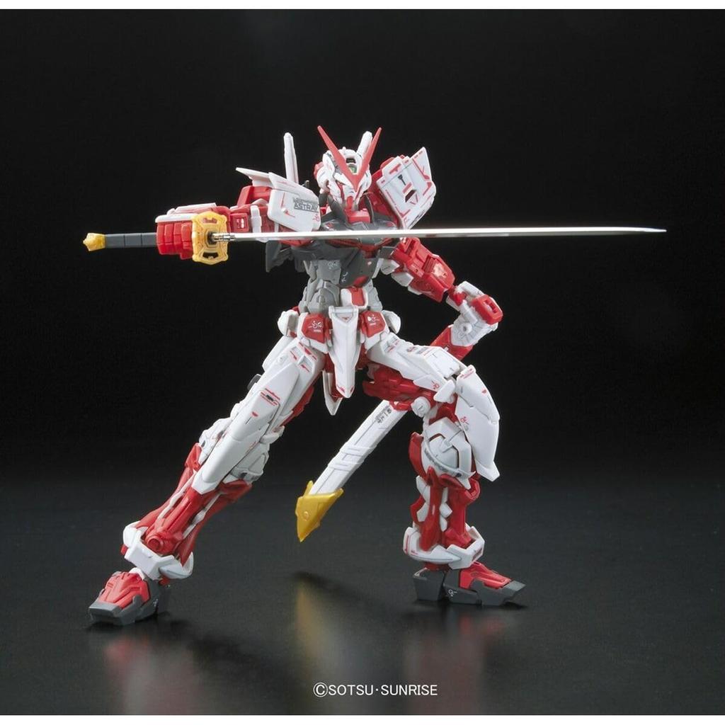BANDAI SPIRITS RG Mobile Suit Gundam SEED ASTRAY Gundam Astray Red Frame Scale Plastic Model MBF-P02 1/144 Pre-Colored