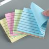 4 Pcs Sticky Notes Striped Self-adhesive Anti-slip 400 Sheets Great Stickiness Different Sizes Smooth Writing Memo Pads College School Office Supplies