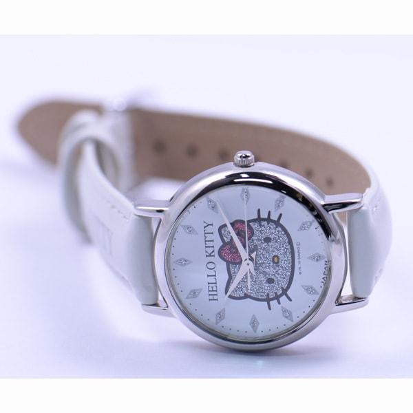 Citizen Женщины 0009N001 ( Смотреть Q&Q Hello Kitty Смотреть) Круглые часы из белой латуни, аналоговые