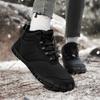 Плюшевые Теплые Походные Ботинки Унисекс Зимние Уличные Кроссовки Противоскользящие Альпинистские Треккинговые Спортивные Ботинки Хлопковые Ботинки Ботильоны Износостойкие