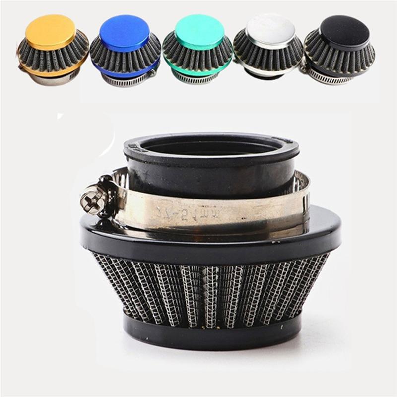 Motorcycle Air Filter 35MM Universal Fit For 47/49Cc Pocket Bike MINI Dirt Bike Carburetor Interface Black