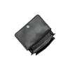 Michael Kors MK Claire Logo Design Snap Closure Leather Shoulder Bag Women Shoulder Bag Black 30F4SC7L3O-BLACK