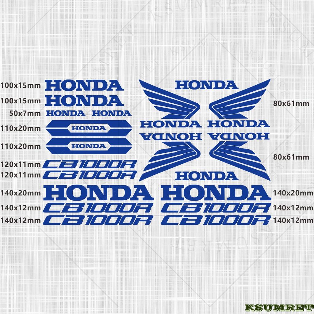 CKU5 Honda Motorcycle Stickers CB1000R Logo Decal Waterproof