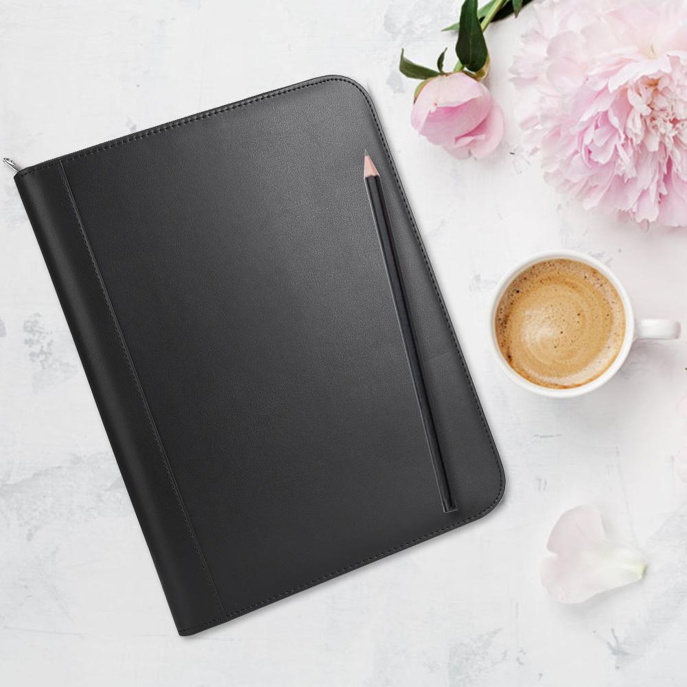 Многофункциональная папка-регистратор формата А4 для деловых встреч с калькулятором и офисными принадлежностями