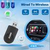 Smart Mini Box Wireless CarPlay Android Auto Wireless AI Box 2 In 1 Bluethooth 5.0 Adapter 5G WiFi Smart Dongle Car Accessories