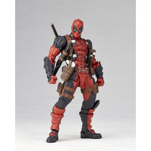 Kaiyodo Revoltech Amazing Yamaguchi Deadpool Ver. 2.5, Approximately 170mm Tall, Non-scale PVC & ABS Painted Action Figure