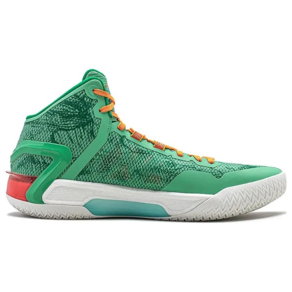 Баскетбольные кроссовки Li Ning Liren 4 Унисекс Высокие Нефритово-Морозно-Зеленые/Чисто-Синие ABAT107-1