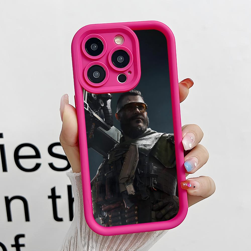 Игровой чехол Delta Force Утолщенный ТПУ Чехол для мобильного телефона для iPhone 17 16 15 14 13 12 11 Air Pro Max Plus Цветная крышка