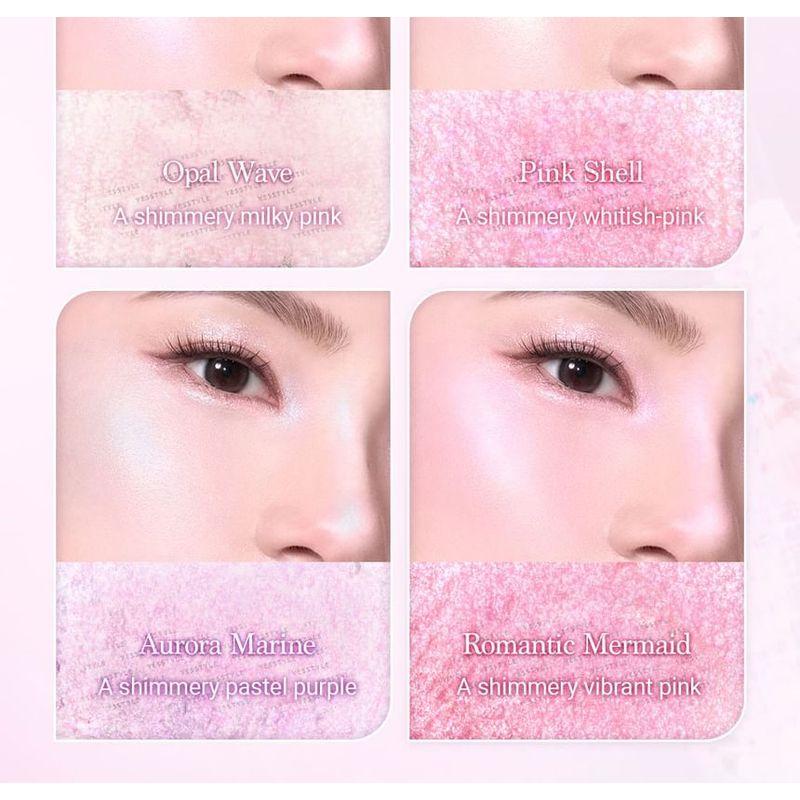 dasique - Shine Glowy Highlighter Palette Twinkle Mermaid Collection