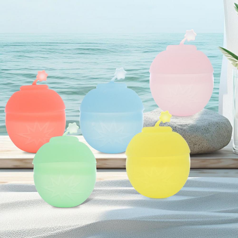 Silicone Splash Ball Reusable Silicone Water Ball Fun Outdoor Toy for Kids Families Refillable Durable for Water Activities