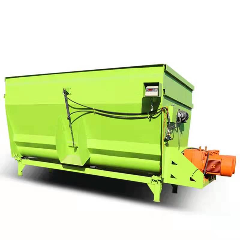 12 Cubic Vertical Horizontal TMR Feed Mixer with Double Screw Weighing