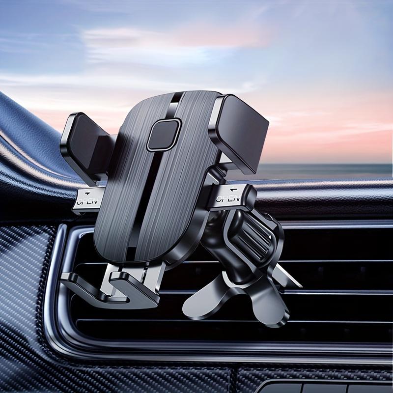 Универсальное автомобильное крепление 1 шт. - Регулируемый вращающийся на 360 градусов держатель телефона на вентиляционную решетку для мобильной GPS-навигации - прочная и компактная конструкция