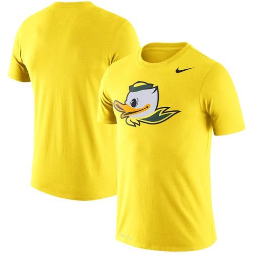 Nike Модная спортивная футболка с круглым вырезом и коротким рукавом для мужчин, желтая