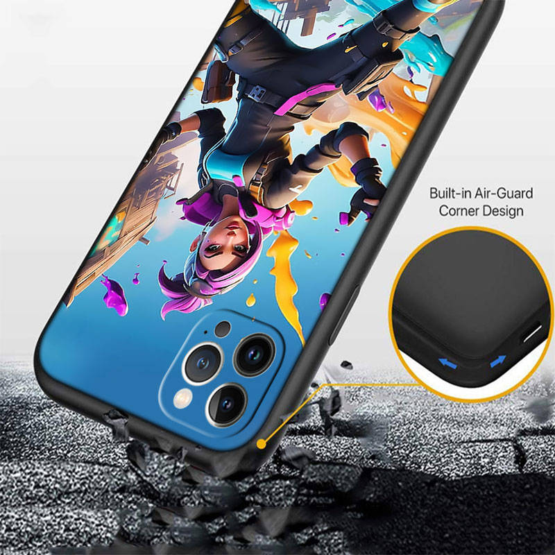 Чехол для телефона ED20 F-Fortnites для iPhone 6 6s 7 8 11 12 13 14 15 XS Pro Max XR X SE Samsung S20 S21 S22 S23 S24 FE Ultra Plus Lite S21S A55