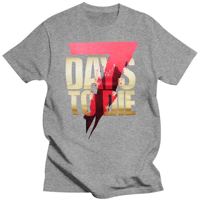 Хлопковая футболка, новая, The Fun Pimps Entertainment LLC, футболка "7 Days To Die", мужская, с круглым вырезом, коротким рукавом, повседневная.