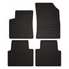 Резиновые коврики для автомобиля для: Кроссовер Opel Crossland X (2017-) - черные, облегающие