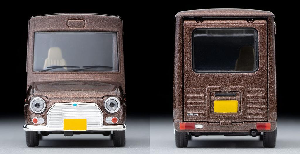 Tomica Limited Vintage Neo 164 LV-N283a Daihatsu Mira Walk-through Van Custom Specification Brown Finished Product