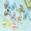 Flocking Wizard Keychain Pendant Cross-border Cute Doll DIY Accessories Mobile Phone Jewelry Pendant
