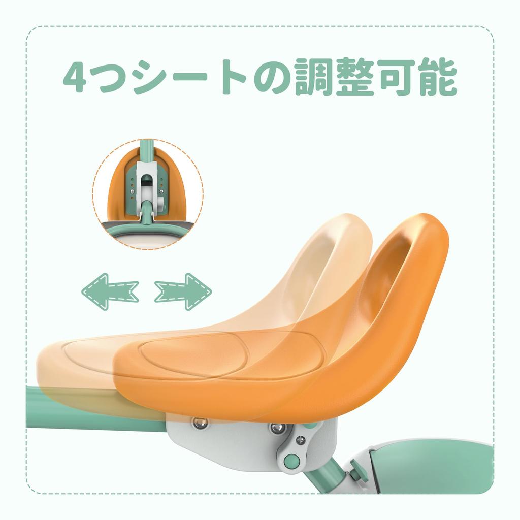 Детский трехколесный велосипед Besrey с корзиной Трехколесный велосипед для возраста и возраста Беговел для детей Праздничный зеленый Звонок, 2-в-1 1, 2, 3, 1-5, Велосипед, Каталка для малышей,