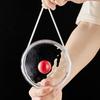 Пластиковая герметичная банка для хранения кофейных зерен с крышкой легкого открывания, герметичная конструкция для организации кухни