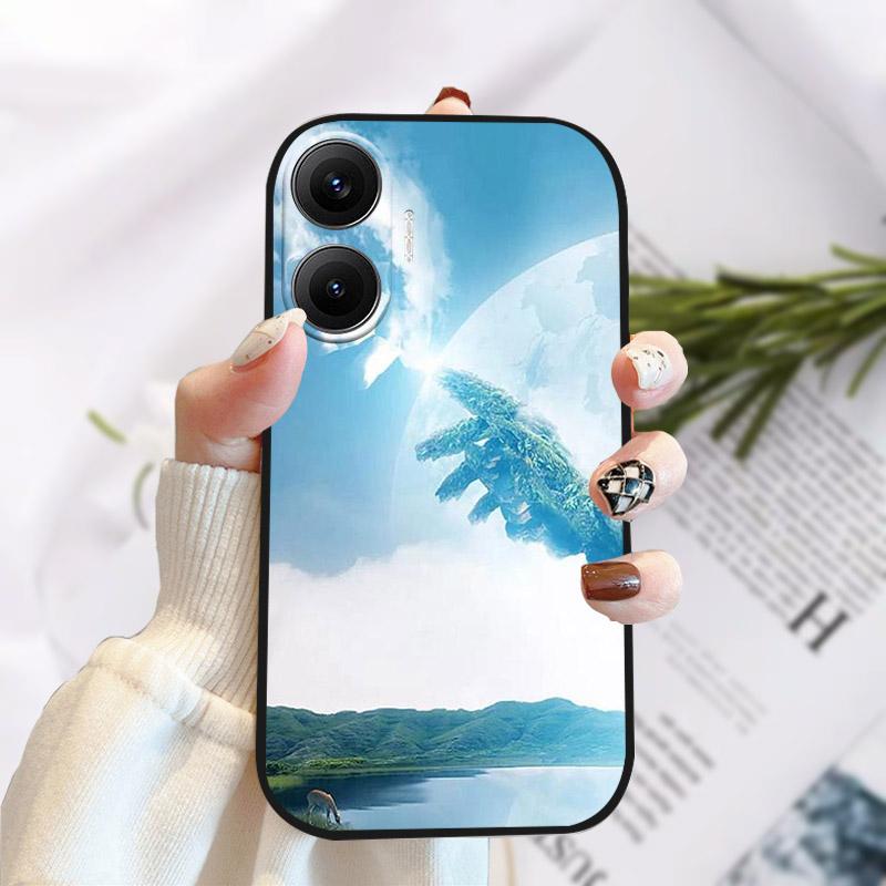 Ударопрочный TPU чехол для Xiaomi Poco F7 5G Защитный чехол Мягкий силиконовый чехол для телефона для Xiaomi POCOF7 Защитный корпус Coque Funda