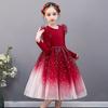 Christmas Girls Dress Western Style Starry Sky Mesh Tutu Skirt Girl Western Style Princess Dress Dress