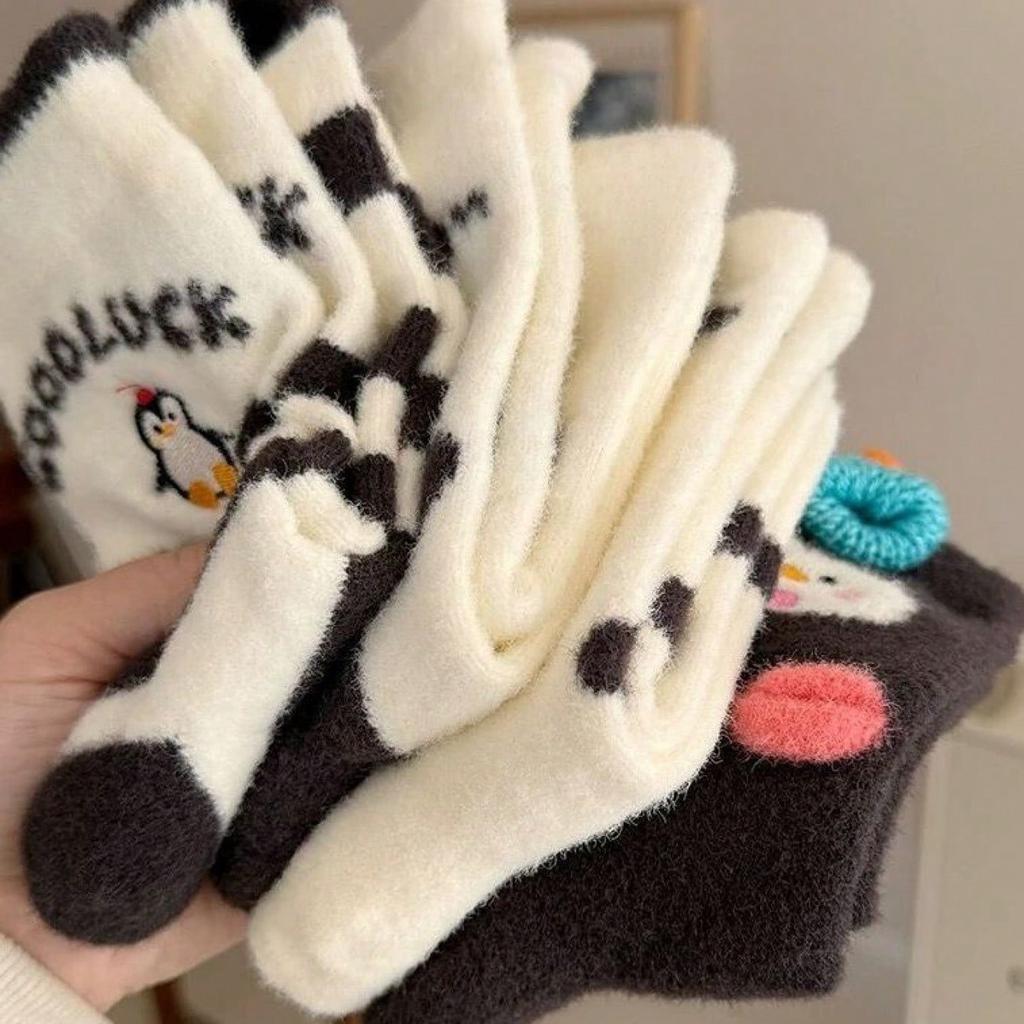 Cartoon Cute Animal Short Socks Funny Penguin Kawaii Women's Socks Korean Style Female Cute Socks Cute Socks