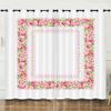 Curtain Ethnic Pattern Simple 3D Digital Printing Blackout Curtain Punching