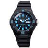 СТАНДАРТНЫЕ кварцевые часы Black x Blue Overseas Model [Casio] MRW-200H-2BV мужские [Товар]