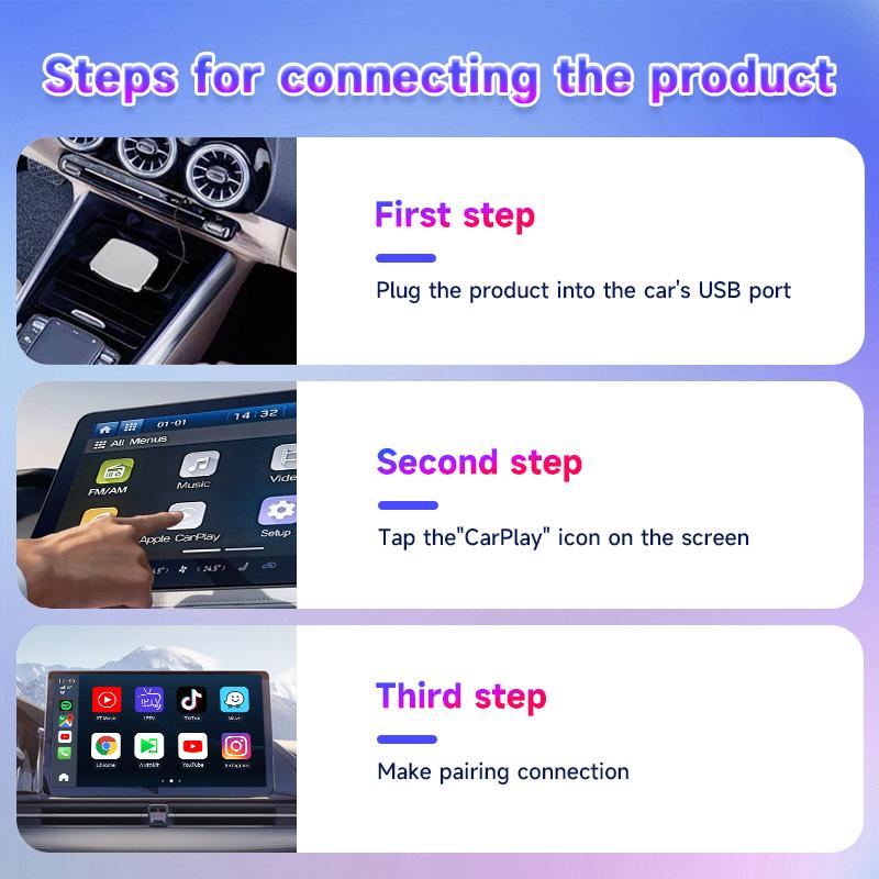 Carlinkit Tbox Uhd Carplay Android 13 Dongle 8G 128GB Wireless Adapter Android Car Play Radio Black Box Universal Carplay Module