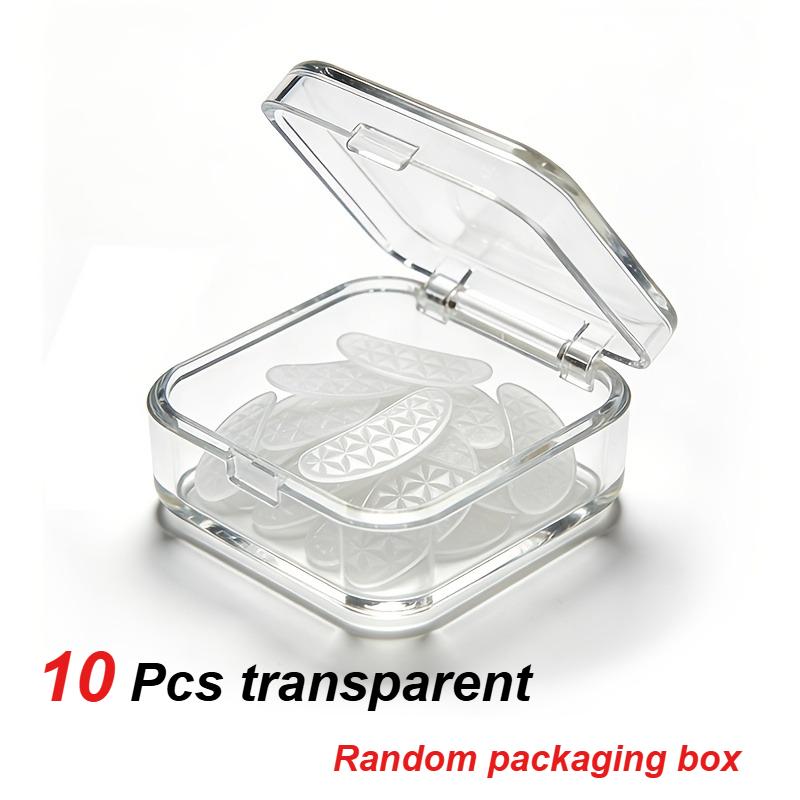 10/20 PCS Glasses Anti Slip Silicone Nose Pads, Sunglasses Nose BridgePatch Lizard like Texture Design Anti Slip Accessories