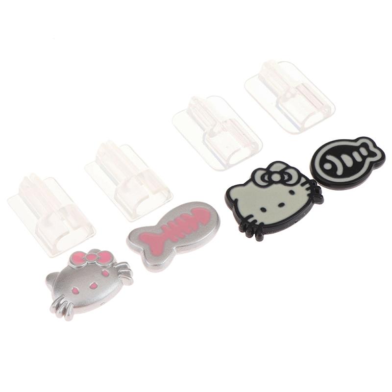 Милый мультяшный кот рыба протектор кабеля защитная крышка для линии передачи данных органайзер для провода зарядного кабеля USB крышка