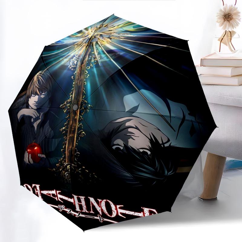 Death Note: Shadows Justice Folding umbrella durable 8 paraphenoid bones outdoor printing light