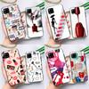 Cosmetics Nail Polish Case For Samsung Galaxy A54 A34 A53 A13 A32 A52 A14 A51 A71 A23 A33 A73 A12 A22 A21S Coque