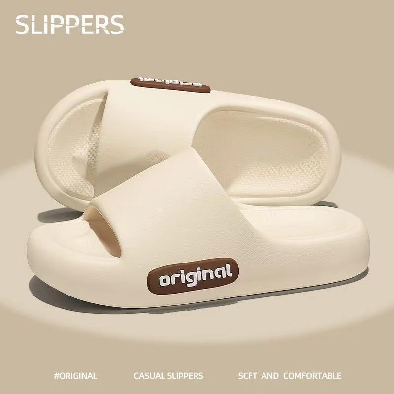 Summer Eva Non-Slip Indoor Slippers: Cozy Thick-Soled Sandals for Home, Bath, or Hotel
