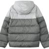 Nike Ветровка Storm-FIT Windrunner PrimaLoft ® с цветными блоками, куртка с длинными рукавами и капюшоном, теплая куртка из пуха, мужская, серая