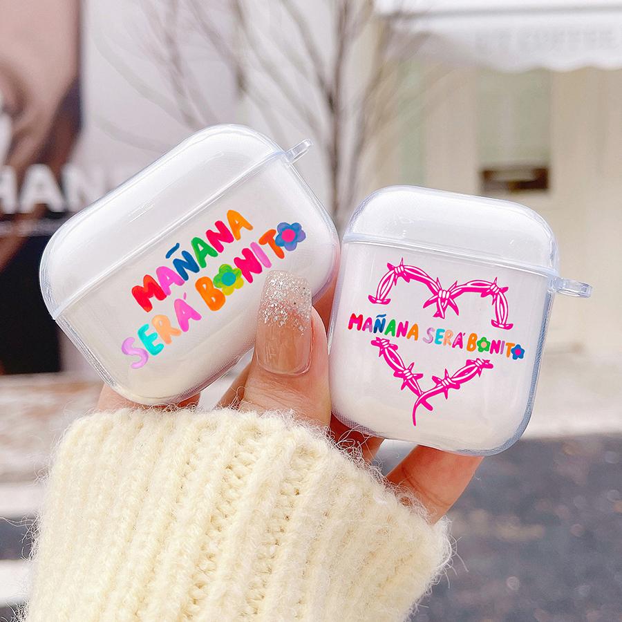 Чехол Manana Sera Bonito Bichota Karol G Airpods для Apple Airpods 2/1 3, мягкий защитный чехол Funda Airpods Pro, чехлы для наушников