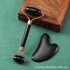 Natural Resin Gua Sha and Double-Headed Face Roller Massage Set for Skin Care