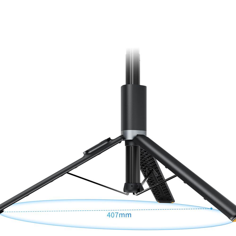 Tech-Protect L08S Bluetooth Selfie Stick Tripod Black