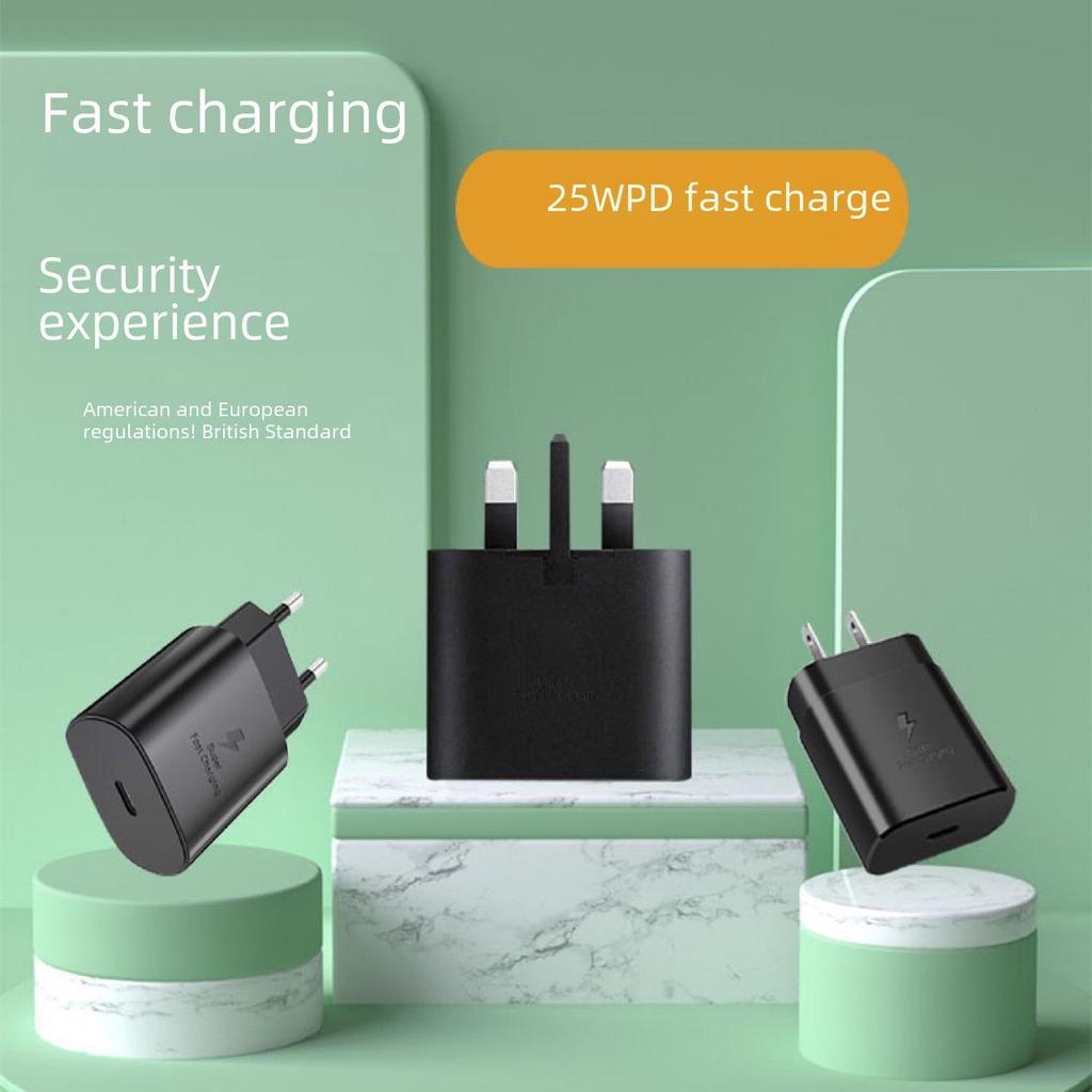 Совместим с супербыстрым зарядным устройством Samsung PD25W US/UK для моделей S23 и S22, включает австралийскую вилку для быстрой зарядки.