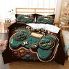 Gamepad Game Console Series Pillowcase Quilt Cover Two Or Three-Piece Set 3D Digital Printing