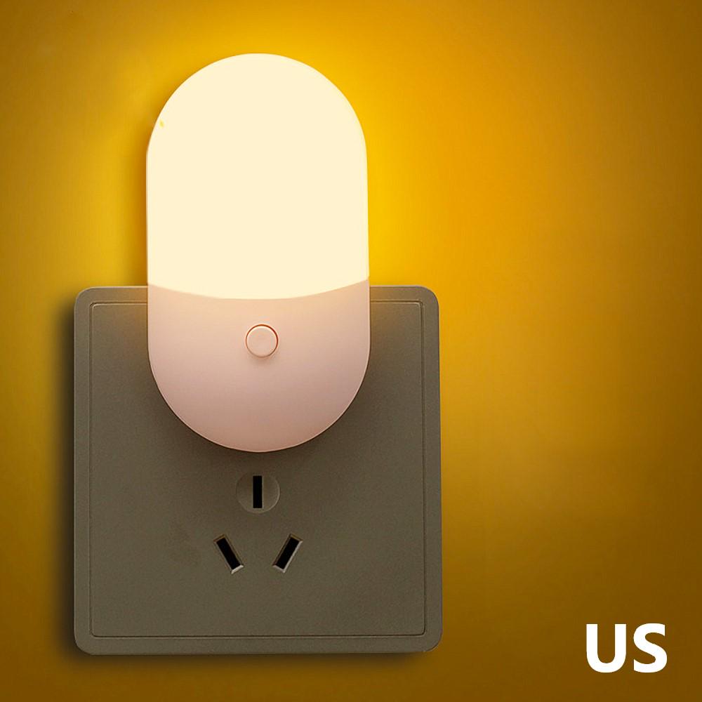 Светодиодный мини-ночник, подключаемый светодиодный светильник для защиты глаз, ночник, лампа для прикроватной тумбочки для кормления ребенка, гостиная