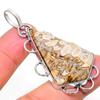 Fossil Coral Handmade 925 Sterling Silver Jewelry Pendant 2.29" v2T43