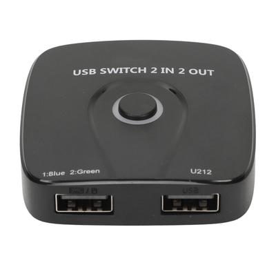 2 в 2 выхода USB-переключатель, управляющий свободным бесшовным переключателем, периферийный коммутатор USB 2.0, коробка-концентратор для