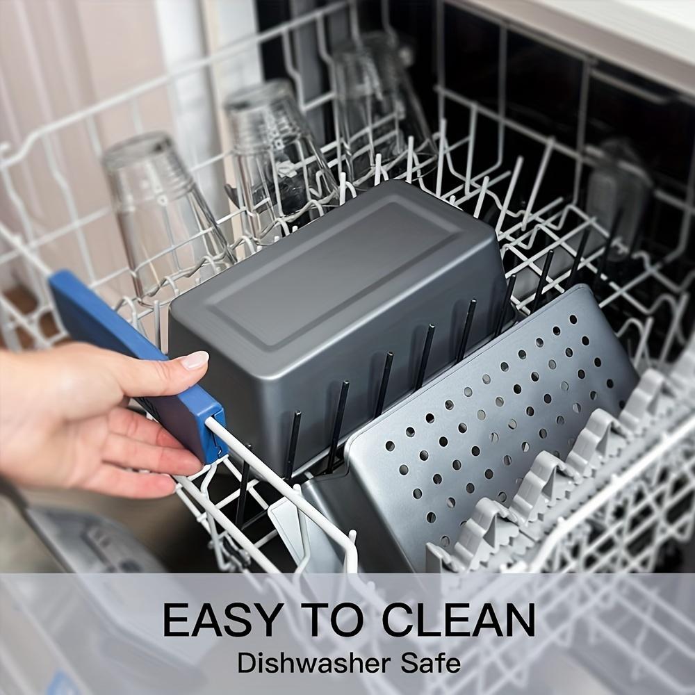 1шт набор противень для мясного рулета с поддоном для слива антипригарное мясное хлебобулочное изделие для выпечки, уменьшения жира, улучшения вкуса, набор противней для хлеба