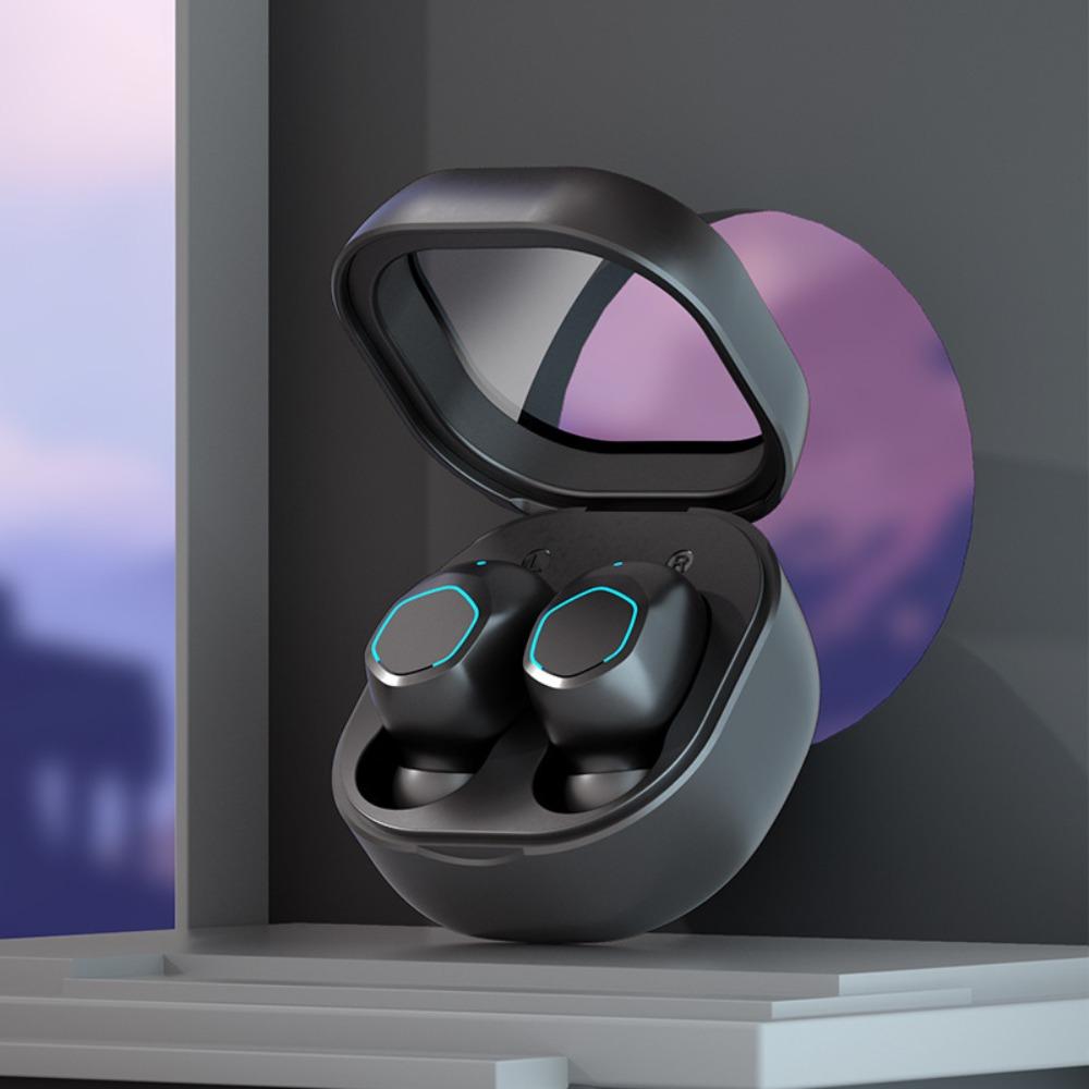 Stereo Wireless Bluetooth Earphone Transparent Case Bluetooth Headset Wireless Earphones Sports